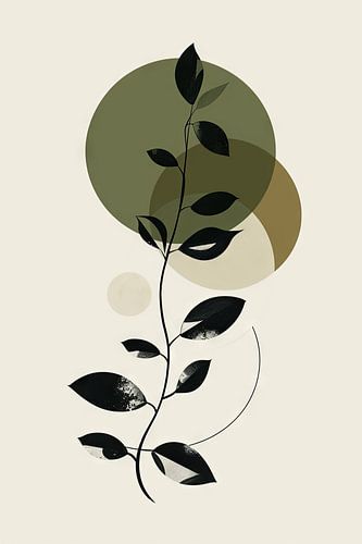 Minimalistische Pflanzenkunst