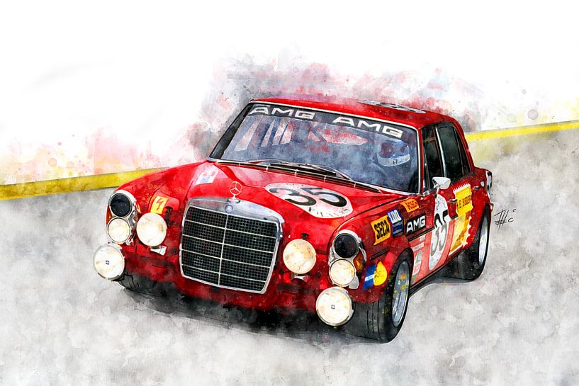 AMG 300 SEL 6.8, La truie rouge par Theodor Decker