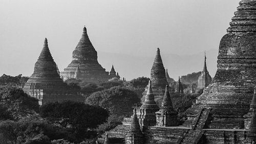 De tempels van Bagan in Myanmar