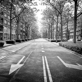 Leere Avenue Céramique während des Lockdowns im Jahr 2020 von Streets of Maastricht