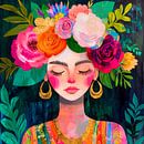 Floral splendour and inner peace by Poster Art Shop thumbnail