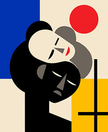 Dualität – Bauhaus-Gesichter des Gleichgewichts von RAMYHEFNY-GALLERY