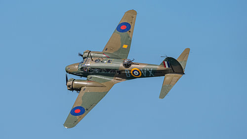 Avro Anson bommenwerper.