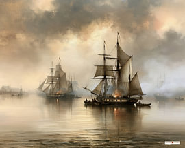 sailing ships / sailing boats by Gelissen Artworks