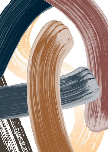 Penseelstreken op het Doek