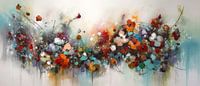 Modern Abstract Painting Flowers
