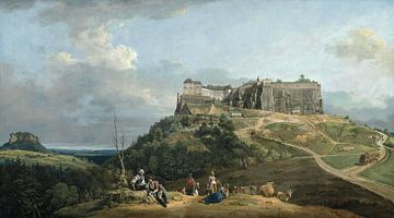 Bernardo Bellotto,La forteresse de Königstein