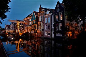Nederland, Alkmaar, Huis met de kogel, Ophaalbrug van Maudy Kerssens