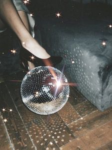 Disco Night | Vintage Foto-Kunstdruck | Groovy Love Party Poster