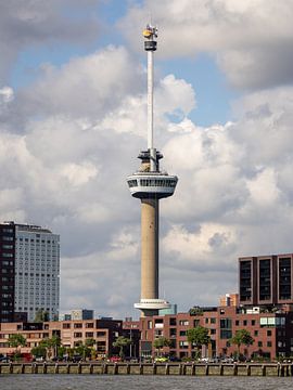 Euromast Rotterdam with abseilers by Pictures by Van Haestregt