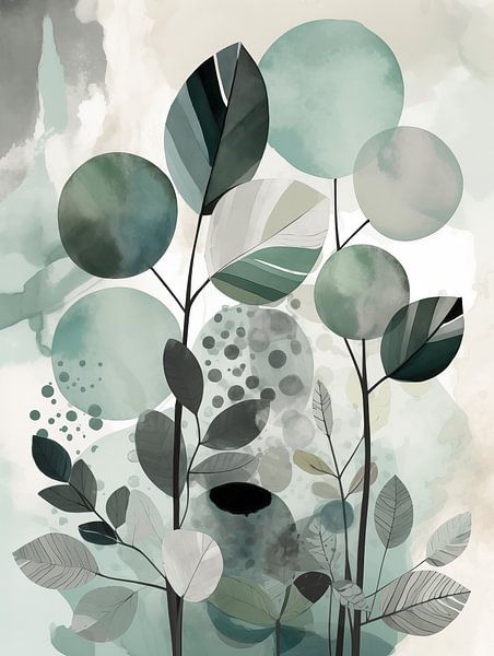 Botanische Atmosphäre von Schwarzer Kaffee