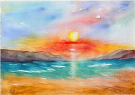 Lumière du soleil sur Gertrud Premke