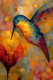 Kolibri im Feuerschein von Whale & Sons