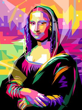 Pop Art Mona Lisa van Doesburg Design