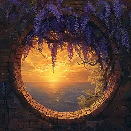 Par la porte de la pluie bleue sur Esther Sigger