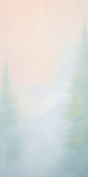 Pastellfarbener Wald von Whale & Sons