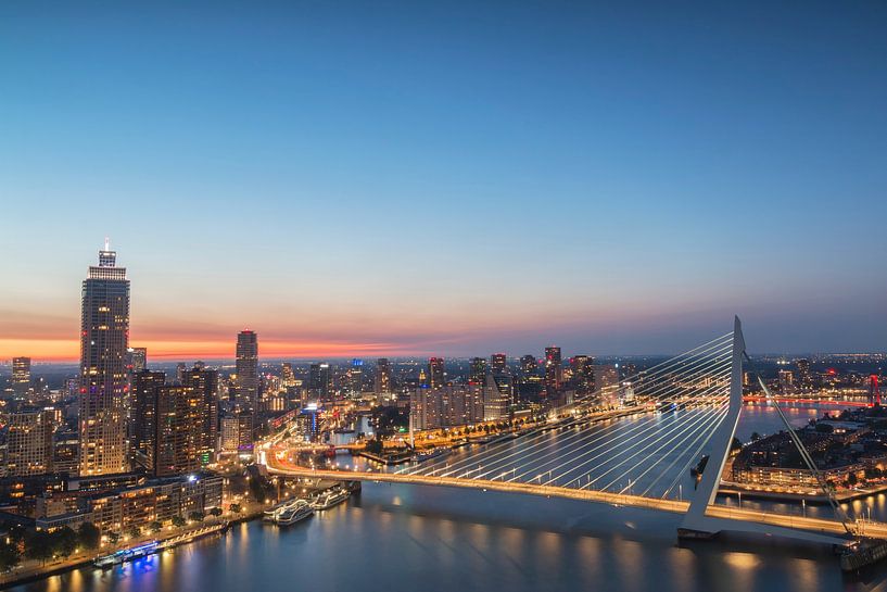 Rotterdam in the blue hour from WPC by Ilya Korzelius