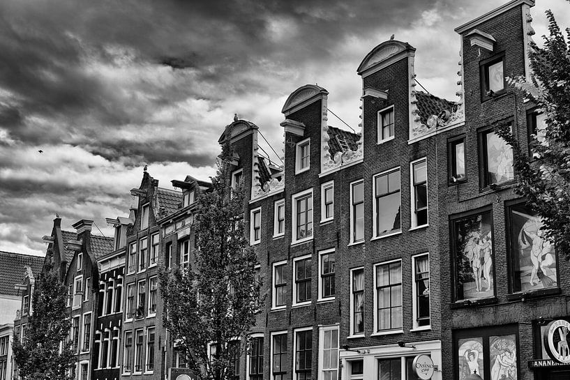 Amsterdam in Schwarz und Weiß von Apple Brenner