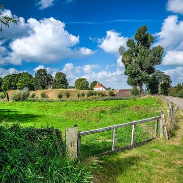 Landscape at Slot Loevestein, Poederoijen, Gelderland, Netherlands. by Jaap Bosma Fotografie