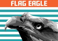 Drapeau Aigle Art