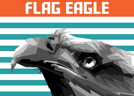 Drapeau Aigle Art
