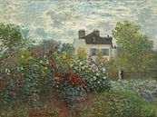 Monets Garten in Argenteuil - Claude Monet von Meesterlijcke Meesters Miniaturansicht