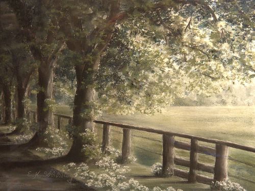 Frühling - Morgenstimmung von Edeltraut K. Schlichting