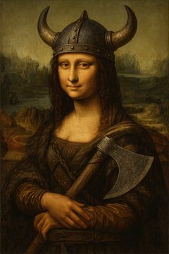Mona Lisa Viking van Poster Art Shop