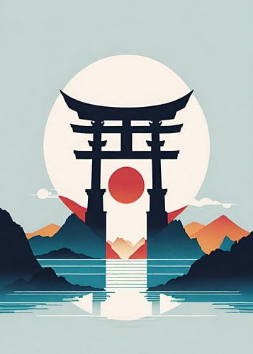 Porte japonaise sur Donie Dis