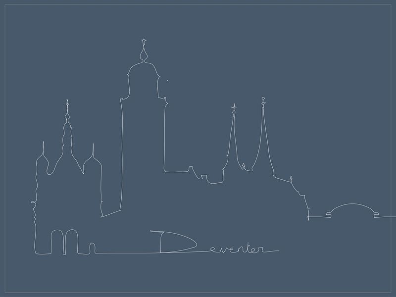 Deventer line art by Kirtah Designs
