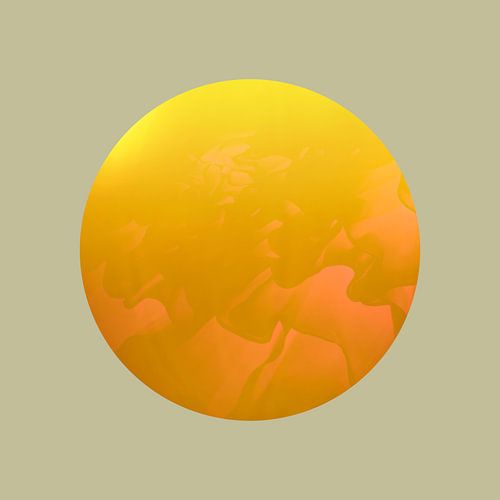 Abstrait moderne. Minimalisme. Orange.