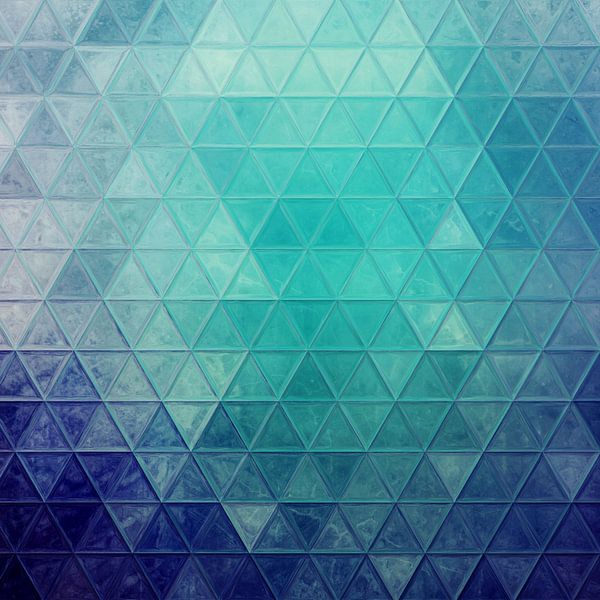 Mosaic blue iced #mosaic by JBJart Justyna Jaszke
