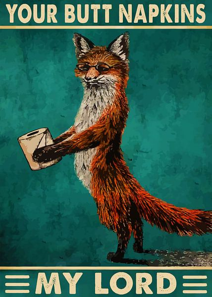 Je kont servetten Mijn Heer Wolf van Christopher Deitch
