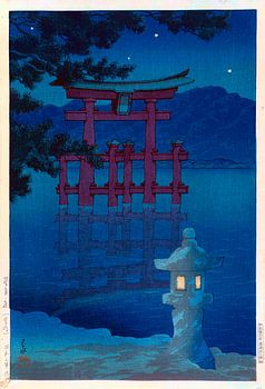 Torii Poort bij Nacht