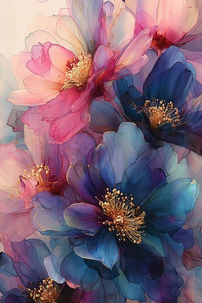 Fluid Flowers no. 2 by Studio BB