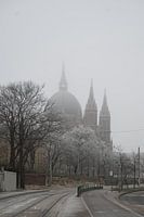 Kirche im Nebel - Ruhiger Wintermorgen