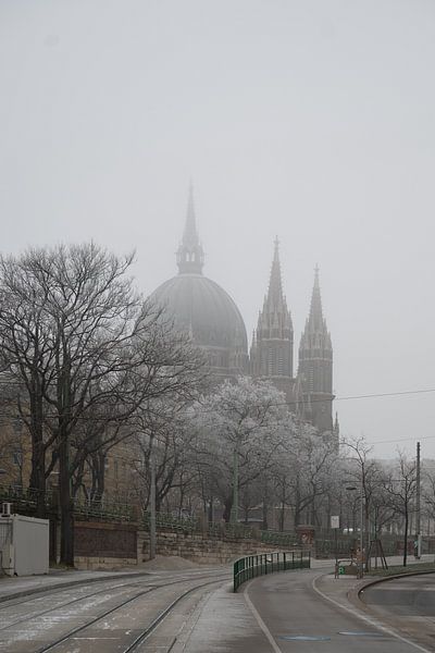 Kirche im Nebel - Ruhiger Wintermorgen von Juergen Pichler Fotografie