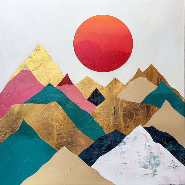 Abstract landscape by Poster Art Shop