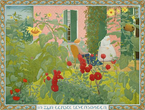 Twee vrouwen met baby, Ferdinand Hart Nibbrig (1876) Ferdinand Hart Nibbrig, was een Nederlandse sch