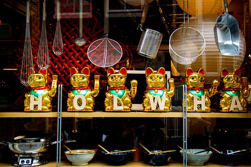 Amsterdam | Zeedijk, Maneki Neko (gelukskat)