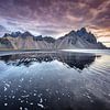 De majestueuze bergketen van Vestrahorn van Chris Stenger