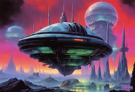 Retro Scifi-Visies XV van Alice Mako