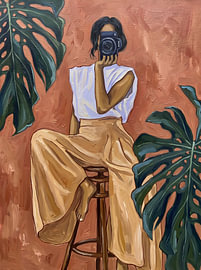 Elegant woman by HUGO