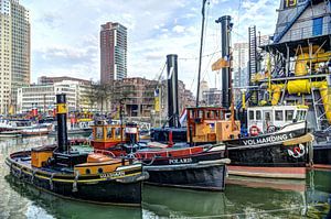 sleepboten, Rotterdam van Fotografie Arthur van Leeuwen