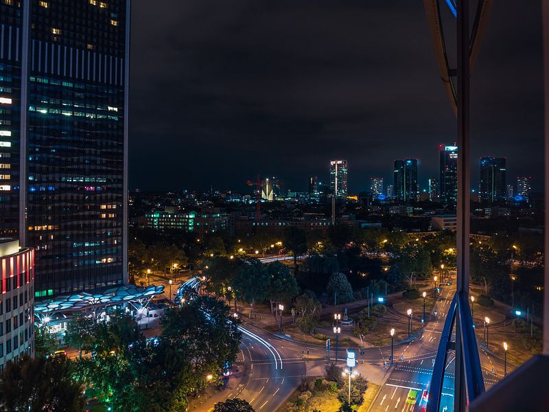 Frankfurt am Main in der Nacht von Mustafa Kurnaz
