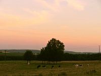 Zonsondergang in Duitsland
