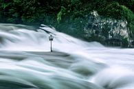 Waterfall of Schaffhausen at the Rhine Falls, close-up. by Voss Fine Art Fotografie thumbnail