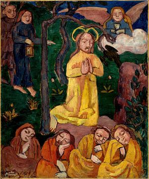 Emile Bernard - Yellow Christ (1889) by Peter Balan