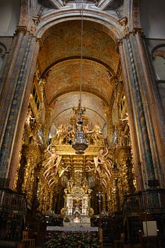Autel et encensoir Botafumeiro cathédrale Santiago de Compostela