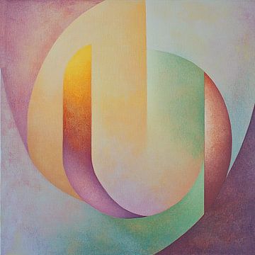 Abstracte Overlap van Modern Collection